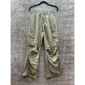 Talentless High Rise Drawstring Cargo Pants Olive‎ Womens Size XS